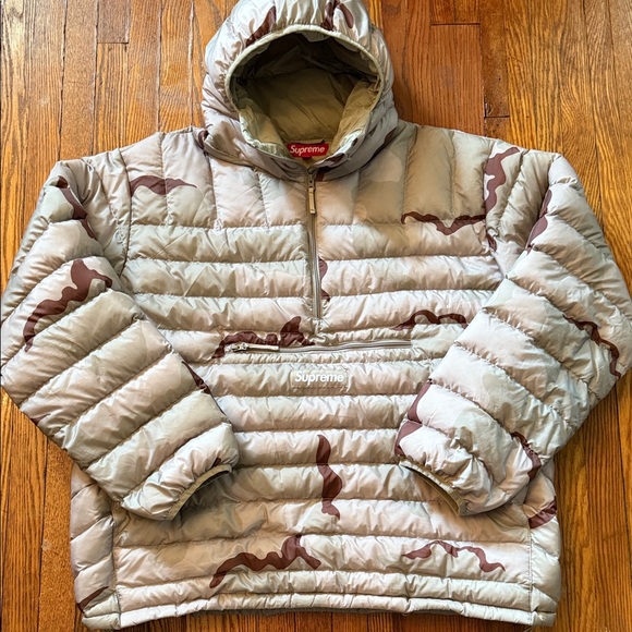Supreme Other - Supreme Micro Down Half Zip Hooded Pullover